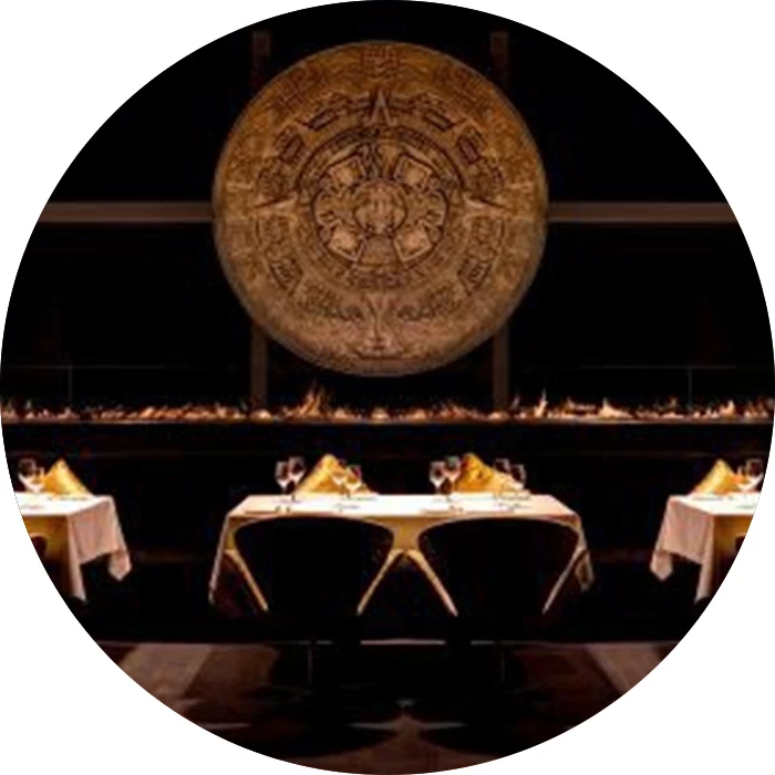 round photo of 3 meter wide bioethanol FLA4 burner