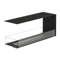 Foco Room Divider 1200 biotakka, jossa on kolmisivuinen liekkin&auml;kym&auml;