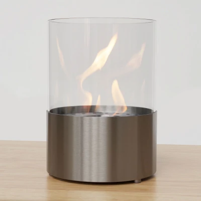 Steel Tabletop Bioethanol Fireplace Tabletop Bioethanol Fireplace in Steel
