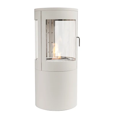 Bio wood stove with a super flameview Bio wood stove in 360 degrees