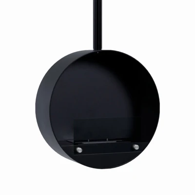 Ottawa Black 50 cm - Round suspended bioethanol fireplace Ottawa Black 50 cm - Round suspended bioethanol fireplace