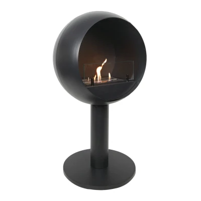 Edmonton Bioethanol Fireplace - Freestanding fireplace with sphere-shaped frame Edmonton Bioethanol Fireplace - Freestanding fireplace with sphere-shaped frame