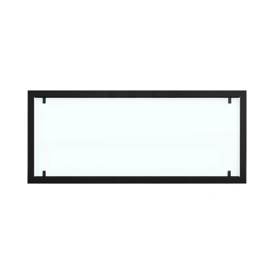 Outer frame for Foco 1800 with full safety glass | Buy Foco Fires here Black steel outer frame with full glass for Foco 1800 bio fireplaces.
