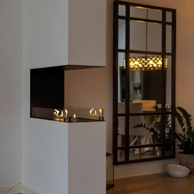Foco Room Divider 800 - 80 cm wide room divider bioethanol fireplace Foco Room Divider 800 - 80 cm wide room divider bioethanol fireplace