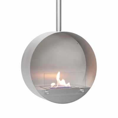 Ottawa Steel 50 cm - Round celing mounted bioethanol fireplace Ottawa Steel 50 cm - Round celing mounted bioethanol fireplace