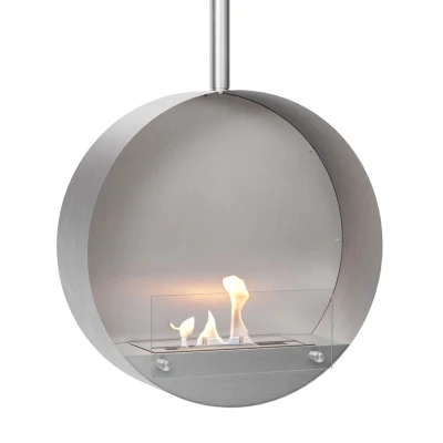 Ottawa steel round ceiling mounted bio ethanol fire 60 cm diameter Ottawa steel round ceiling mounted bio ethanol fire 60 cm diameter