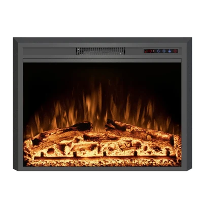 ScandiFlames Electric Pyrope 77 cm Fireplace Insert for Wall Mounting or Old Fireplace