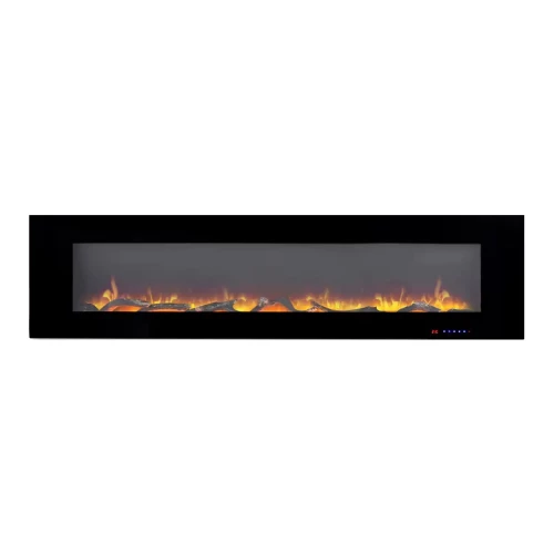 Azurite 182 cm - Wall-mounted electric fireplace from ScandiFlames Electric