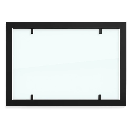 Outer frame for Foco 800 with full safety glass | Buy Foco Fires here Black steel outer frame with full glass for Foco 800 bio fireplaces.