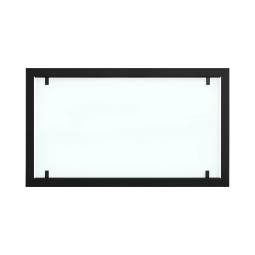 Outer frame for Foco 1000 with full safety glass | Buy Foco Fires here Black steel outer frame with full glass for Foco 1000 bio fireplaces.
