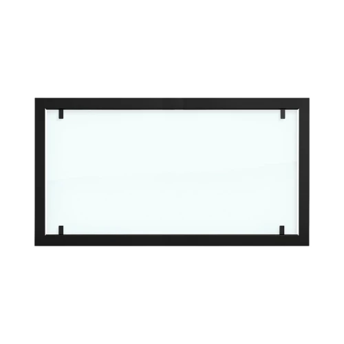 Outer frame for Foco 1100 with full safety glass | Buy Foco Fires here Black steel outer frame with full glass for Foco 1100 bio fireplaces.