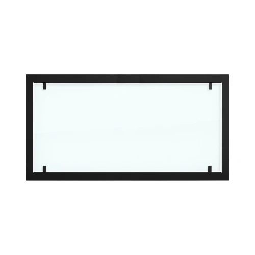 Outer frame for Foco 1200 with full safety glass | Buy Foco Fires here Black steel outer frame with full glass for Foco 1200 bio fireplaces.