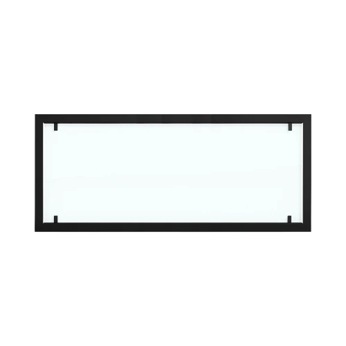 Outer frame for Foco 1800 with full safety glass | Buy Foco Fires here Black steel outer frame with full glass for Foco 1800 bio fireplaces.