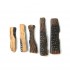 5 Decorative, ceramic wooden logs