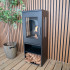 Cheyenne freestanding bioethanol fireplace in wood-burner stove style