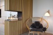 Foco Room Divider 800 - 80 cm wide room divider bioethanol fireplace