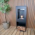Cheyenne freestanding bioethanol fireplace in wood-burner stove style