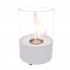 Tabletop Bioethanol Fireplace in White