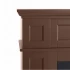 ArtiFlame Linz brown 2-in-1 electric fireplace with LED mood lighting effect