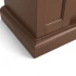 ArtiFlame Linz brown 2-in-1 electric fireplace with LED mood lighting effect