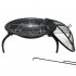Fire pit with grate and mesh