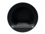 Black Bioethanol Fireplace for the Wall
