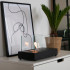 Lambeth Black - Small Tabletop Bio Fireplace