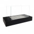 Black freestanding tabletop sized bio fireplace
