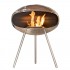 Cocoon Terra fire in polished steel