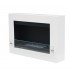 Nebraska White - Square wall-mounted bioethanol fireplace