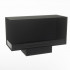Foco Corner Left 1000 hybrid fireplace for built-in installation