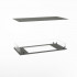 Foco Four 800 hybrid fireplace for built-in installation