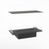 Foco Four 800 hybrid fireplace for built-in installation