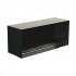Foco One 1200 - Built-in bioethanol fireplace insert with a sleek black frame