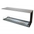 Foco Room Divider 1200 bioethanol fireplace with a three-sided flame view.