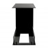 Foco Room Divider 800 Medium built-in bioethanol fireplace with 3-sided flame view and black powder-coated finish