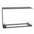 Foco Room Divider 800 Medium built-in bioethanol fireplace with 3-sided flame view and black powder-coated finish