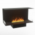 Foco Three 1000 hybrid fireplace for built-in installation