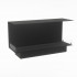 Foco Three 1200 hybrid fireplace for built-in installation