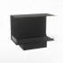 Foco Three 800 hybrid fireplace for built-in installation