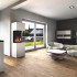 Beethoven Glow Fire Hybrid Fireplace