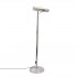 Silver patio heater for floor