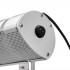 Silver patio heater for floor