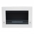 Nebraska White - Square wall-mounted bioethanol fireplace
