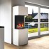 Beethoven Glow Fire Hybrid Fireplace