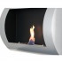 Ocean - Bioethanol wall fireplace in steel with a length of 60 cm