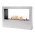ScandiFlames Lansing L - White Bioethanol Fireplace
