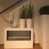 ScandiFlames Lansing L - White Bioethanol Fireplace