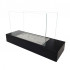 Black freestanding tabletop sized bio fireplace
