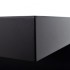 Left-sided ethanol corner fireplace for in wall installation